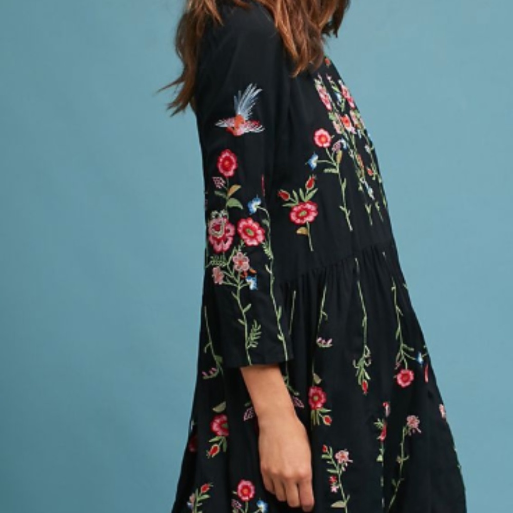 Allison Embroidered Tunic Dress from Anthropologie